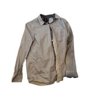 Lee Regular Fit Stretch Dress Shirt Mens Small